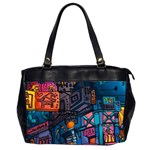 Wallet City Art Graffiti Oversize Office Handbag (2 Sides)