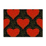 Love Hearts Pattern Style Sticker A4 (10 pack)