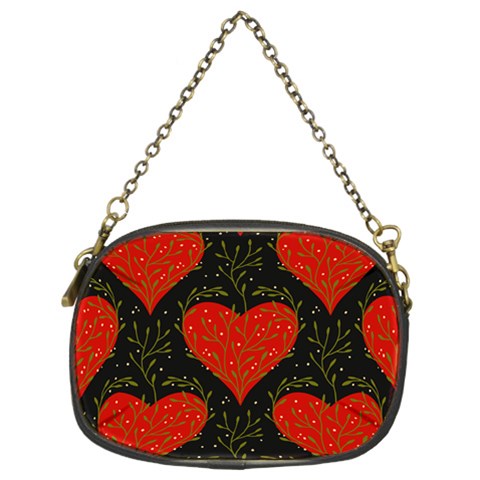 Love Hearts Pattern Style Chain Purse (Two Sides) from UrbanLoad.com Front