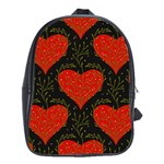 Love Hearts Pattern Style School Bag (Large)