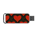 Love Hearts Pattern Style Portable USB Flash (Two Sides)