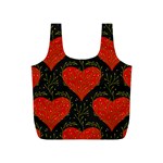 Love Hearts Pattern Style Full Print Recycle Bag (S)