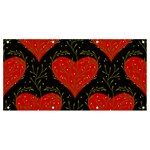 Love Hearts Pattern Style Banner and Sign 8  x 4 
