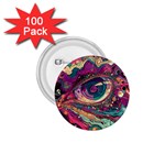 Human Eye Pattern 1.75  Buttons (100 pack) 