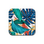 Leaves-3923413 Rubber Coaster (Square)