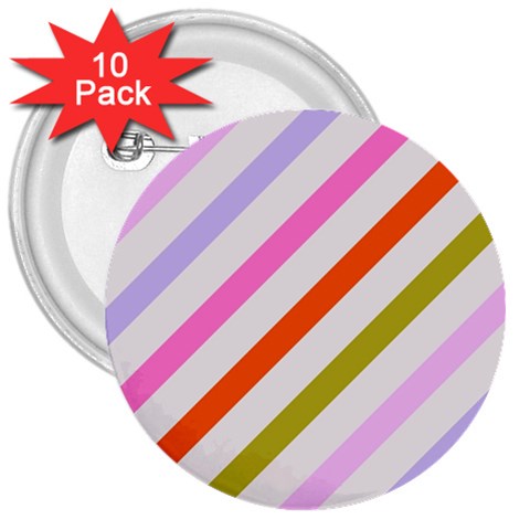 Lines Geometric Background 3  Buttons (10 pack)  from UrbanLoad.com Front