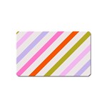 Lines Geometric Background Magnet (Name Card)