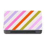 Lines Geometric Background Memory Card Reader with CF