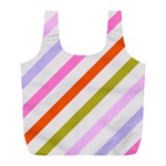 Lines Geometric Background Full Print Recycle Bag (L)