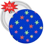 Background Star Darling Galaxy 3  Buttons (10 pack) 