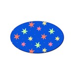 Background Star Darling Galaxy Sticker (Oval)