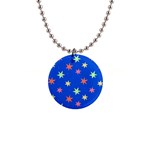 Background Star Darling Galaxy 1  Button Necklace