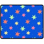 Background Star Darling Galaxy Fleece Blanket (Medium)