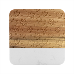 Background Star Darling Galaxy Marble Wood Coaster (Square)
