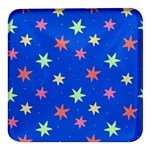 Background Star Darling Galaxy Square Glass Fridge Magnet (4 pack)