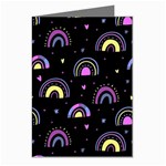 Wallpaper Pattern Rainbow Greeting Cards (Pkg of 8)