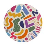 Abstract Pattern Background Ornament (Round)
