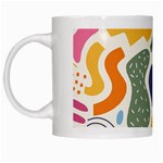 Abstract Pattern Background White Mug