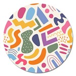 Abstract Pattern Background Magnet 5  (Round)