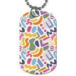 Abstract Pattern Background Dog Tag (One Side)