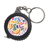 Abstract Pattern Background Measuring Tape