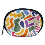 Abstract Pattern Background Accessory Pouch (Medium)