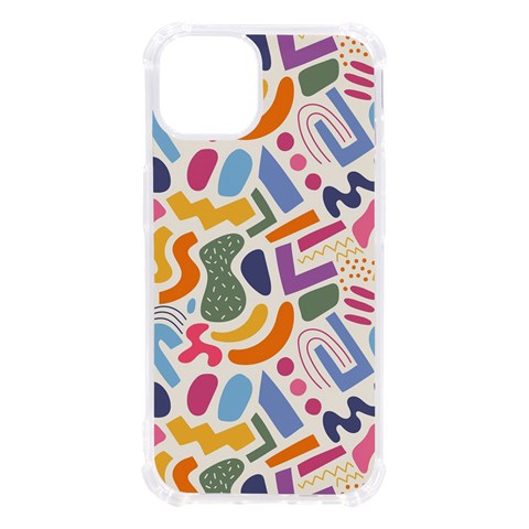 Abstract Pattern Background iPhone 13 TPU UV Print Case from UrbanLoad.com Front