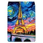 Eiffel Tower Starry Night Print Van Gogh Removable Flap Cover (L)