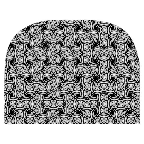 Ethnic symbols motif black and white pattern Make Up Case (Medium) from UrbanLoad.com Front