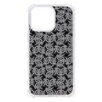 Ethnic symbols motif black and white pattern iPhone 13 Pro TPU UV Print Case
