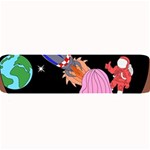 Girl Bed Space Planets Spaceship Rocket Astronaut Galaxy Universe Cosmos Woman Dream Imagination Bed Large Bar Mat