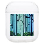 Nature Outdoors Night Trees Scene Forest Woods Light Moonlight Wilderness Stars Soft TPU AirPods 1/2 Case