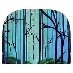 Nature Outdoors Night Trees Scene Forest Woods Light Moonlight Wilderness Stars Make Up Case (Large) from UrbanLoad.com Front