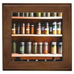 Alcohol Apothecary Book Cover Booze Bottles Gothic Magic Medicine Oils Ornate Pharmacy Framed Tile