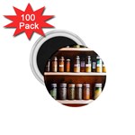 Alcohol Apothecary Book Cover Booze Bottles Gothic Magic Medicine Oils Ornate Pharmacy 1.75  Magnets (100 pack) 