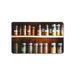 Alcohol Apothecary Book Cover Booze Bottles Gothic Magic Medicine Oils Ornate Pharmacy Magnet (Name Card)