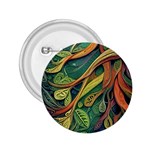 Outdoors Night Setting Scene Forest Woods Light Moonlight Nature Wilderness Leaves Branches Abstract 2.25  Buttons