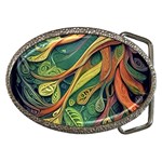 Outdoors Night Setting Scene Forest Woods Light Moonlight Nature Wilderness Leaves Branches Abstract Belt Buckles
