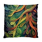Outdoors Night Setting Scene Forest Woods Light Moonlight Nature Wilderness Leaves Branches Abstract Standard Cushion Case (Two Sides)
