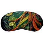 Outdoors Night Setting Scene Forest Woods Light Moonlight Nature Wilderness Leaves Branches Abstract Sleep Mask