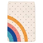 Abstract Geometric Bauhaus Polka Dots Retro Memphis Rainbow Removable Flap Cover (S)