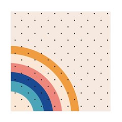 Abstract Geometric Bauhaus Polka Dots Retro Memphis Rainbow Duvet Cover Double Side (Full/ Double Size) from UrbanLoad.com Back