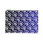 Pattern Floral Flowers Leaves Botanical Cosmetic Bag (Large)