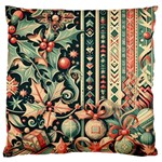 Winter Snow Holidays Large Cushion Case (One Side)
