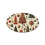 Christmas Decoration Sticker (Oval)