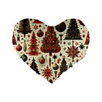 Christmas Decoration Standard 16  Premium Heart Shape Cushions