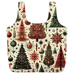 Christmas Decoration Full Print Recycle Bag (XL) from UrbanLoad.com Front
