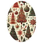 Christmas Decoration UV Print Acrylic Ornament Oval