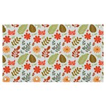 Background Pattern Flowers Design Leaves Autumn Daisy Fall Banner and Sign 7  x 4 