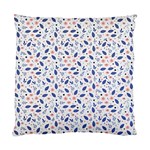 Background Pattern Floral Leaves Flowers Standard Cushion Case (One Side)